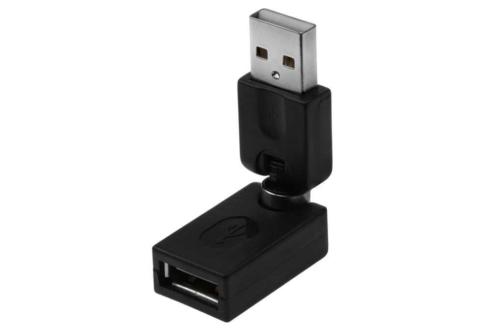 SF Cable USB A Male to Female 360 Degree Adapter