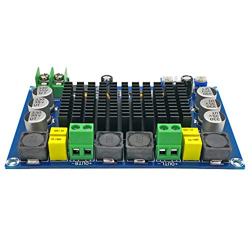 Taidacent XH-M569 150 Watt 2 Channel Amplifier TPA3116D2 High Power Digital Power Amplifier Board Dual Chip with Preamplifier 150Wx2