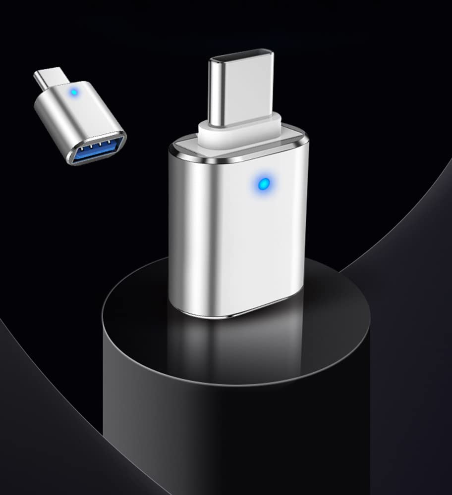 Mepsies USB C to USB 3.0 Adapter 2-Pack, USB C Adapter for Android Phones, Type-C Laptops and More