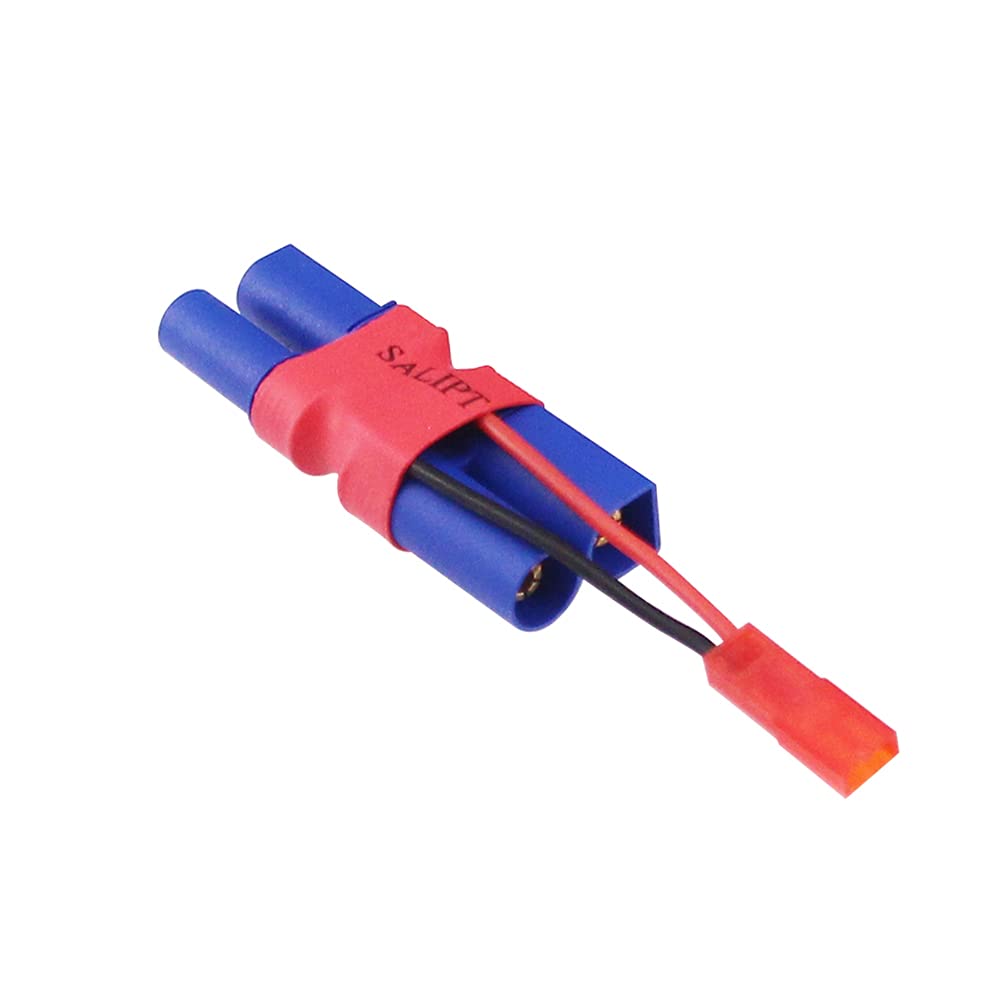 BDHI 3pcs EC5 Male to Female Connector with in-line JST Female 20awg 5cm Cable Parallel Power Adapter for Camera Gimbal(B173-3)