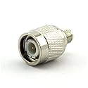 Maxmoral 2 PCS TNC Male to SMA Female Connector RF Coax Coaxial Adapter