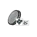 Audiopipe Four 18" INCH Waffle Speaker SUB WOOFER Grills W/Clips & Screws DJ CAR GR-18