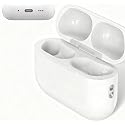 Replacement Charging Case Compatible with AirPods Pro 3 Generation, Wireless & Wired Charging Case with Bluetooth Pairing Sync Button Earbuds Not