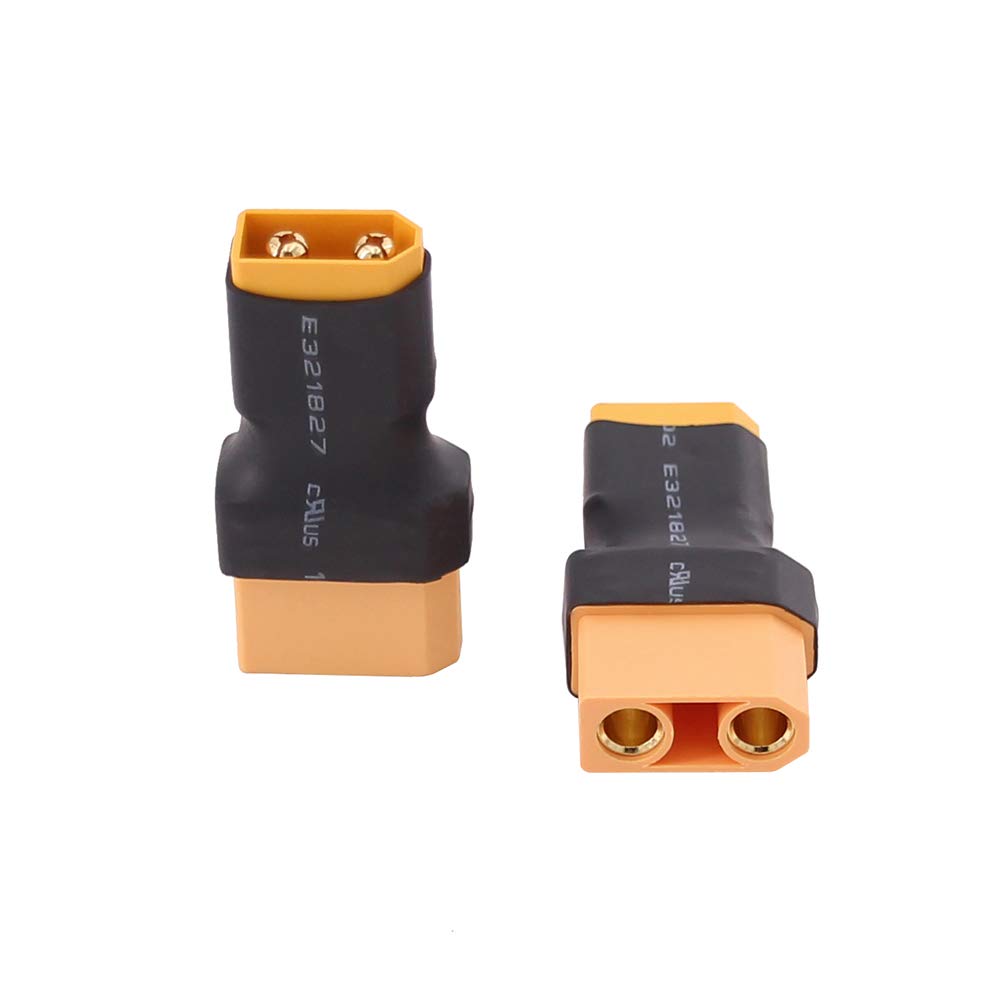 OliRC 2pcs Male XT60 XT-60 to Female XT90 XT-90 Connector Adapter(C97-2)