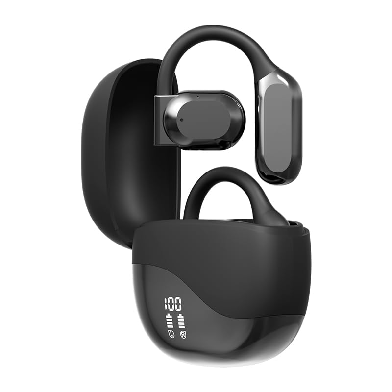 anbaole Wireless Earbuds Bluetooth Headphones Playback Ear Buds IPX7 Waterproof Wireless Charging Case & Dual Power Display Over-Ear Stereo Bass…