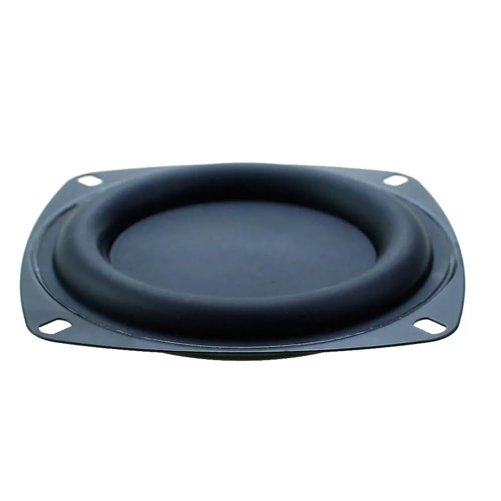 SiyphuNing 2 Pack 4 Inch 105mm Woofer Vibrating Membrane Iron Rubber Vibration Diaphragm Plate Replacement Passive Radiator Film for Bass Speaker