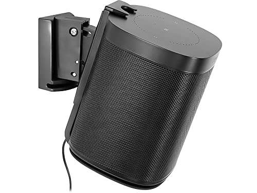 Mount-It! Adjustable Speaker Wall Mount for SONOS One, One SL and Play:1 - Black