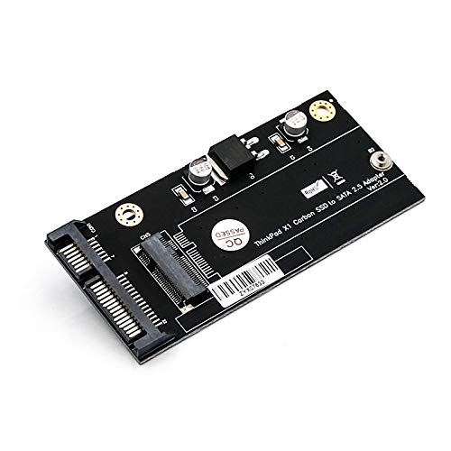 Mustpoint 20+6 Pin SSD to SATA 2.5 or USB Adapter with USB 2.0 Cable for Thinkpad Lenovo X1 Carbon