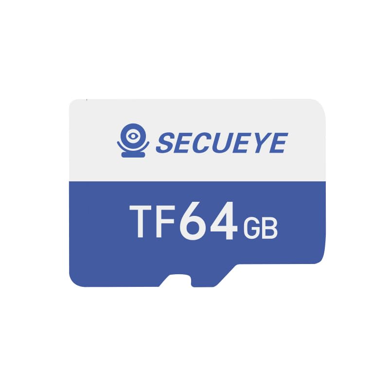 JOYNANO SECUEYE 64GB TF Memory Card Class 10 FAT32 High Speed Reading/Writing 24/7 Recording for Security Camera Dash Cam and More (64GB)