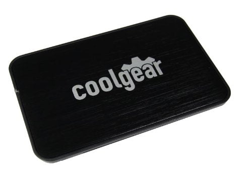Coolgear USB 3.0 Ultra Compact Screwless 2.5" Disk Enclosure Black