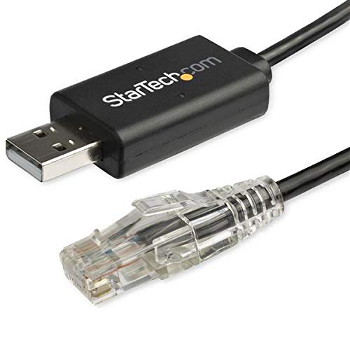 StarTech.com 6 ft (1.8 m) Cisco USB Console Cable - USB to RJ45 Rollover Cable - 460Kbps - Windows, Mac and Linux Compatible - M/M
