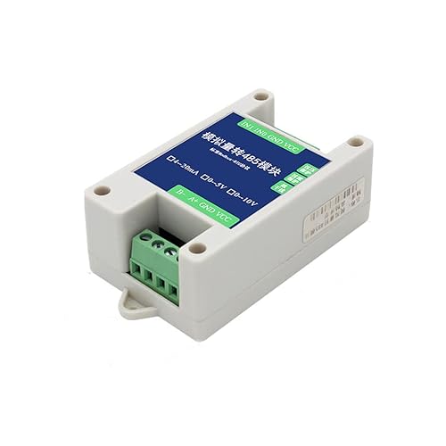 Taidacent 10/12 Bit AD Multi Channel 4-20Ma 0-5V 0-10V PLC Analog I/O Input to RS485 Modbus RTU TCP Converter Module (0-5V)