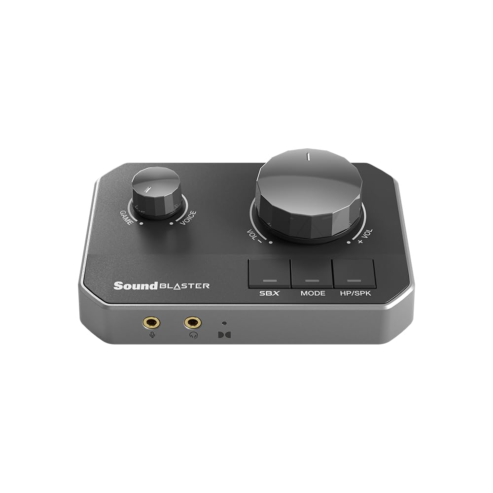 Sound Blaster G8 - Hi-Res Gaming USB DAC with Dual USB Audio Mixing and Fully Customizable Acoustic Engine and 10-Band Equalizer
