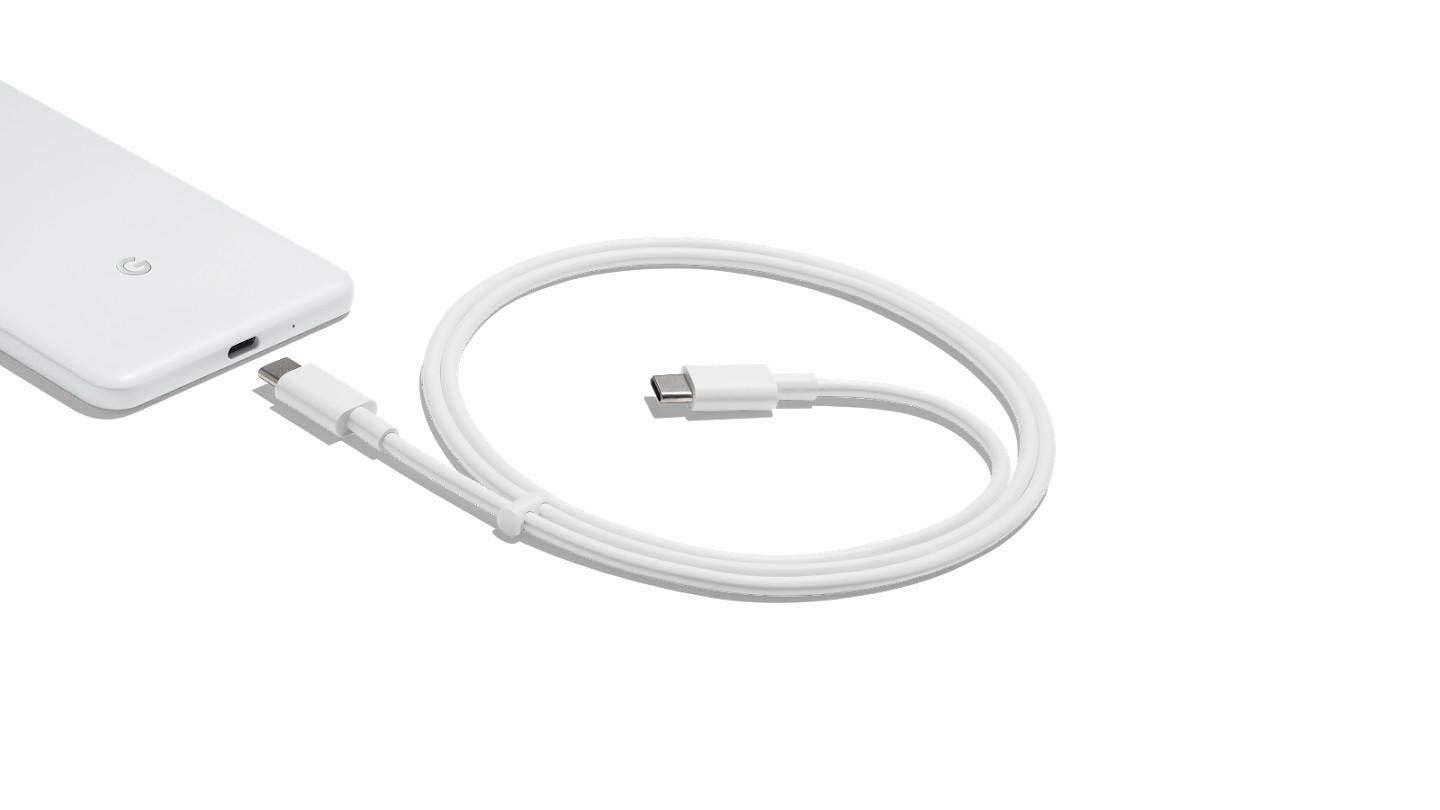 Google (1-Meter/3.3-Ft) USB-C to USB-C Cable - White (G016C)