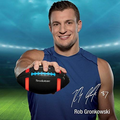 Brookstone Gronkball - Football Portable Wireless Bluetooth Speaker