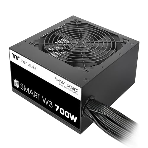 Smart W3 Series 80Plus Certified 700W Power Supply; ATX v3.1 Spec; 120mm FDB Fan; 5 Year Warranty; PS-SPW-0700NNFAWU-1