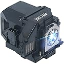 QUJXU ELPLP96 Replacement Projector Lamp for Epson V13H010L96 Powerlite Home Cinema2150 1060 2100 660 760HD VS250 VS355 EX5260 VS350 EB-S41 EH-TW650