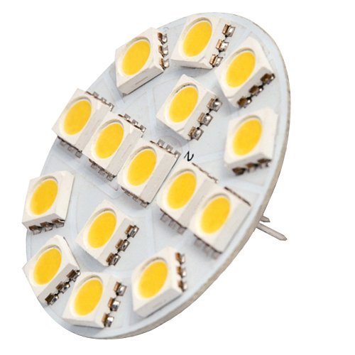 HERO-LED BG4-15T-DW Standard Back Pin G4 LED Halogen Replacement Bulb, 3W, 30W Equal, Daylight White 5000K, 5-Pack(Not Dimmable)