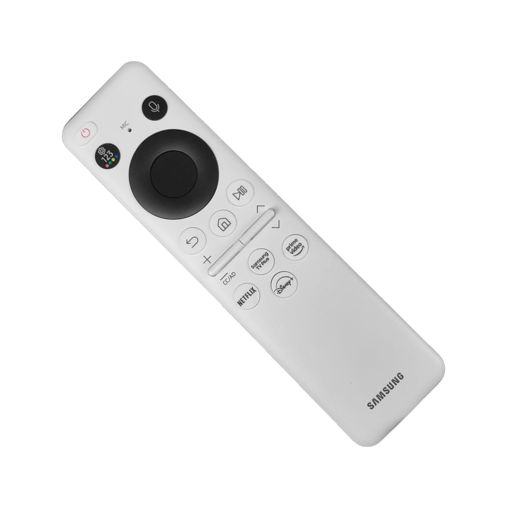 Ceybo BN59-01482A BN59-01439L Solar Voice Remote Control for Samsung Smart TVs, Compatible with The Frame QLED Series 4K Includes Netflix, Prime Video