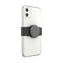 PopSockets Phone Grip Slide for Phones and Cases, Sliding Phone Grip with Expanding Kickstand - Carbonite Weave