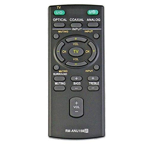 New - RM-ANU159 Remote Control for Sony Sound Bar HT-CT60 SACT60 SSWCT60