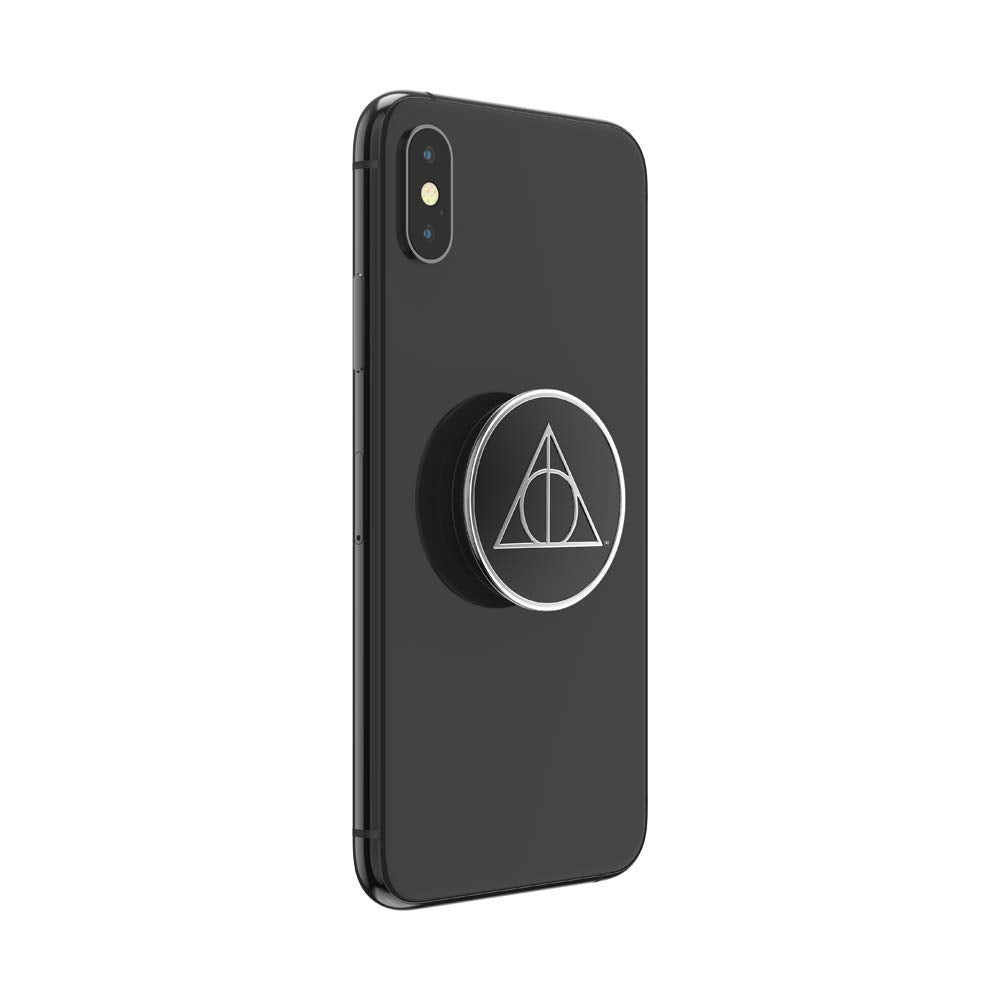 PopSockets Adhesive Phone Grip, Holder, Phone Stand, Harry Potter - Enamel Deathly Hallows