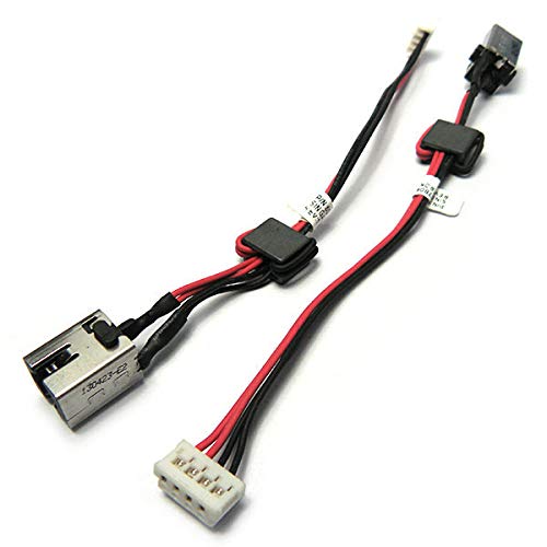 Eieshupug Black Laptop Charging Part - DC IN Power Jack Cable Replacement for Toshiba Satellite L55-A, L55D-A, L55DT-A, L55T-A Series
