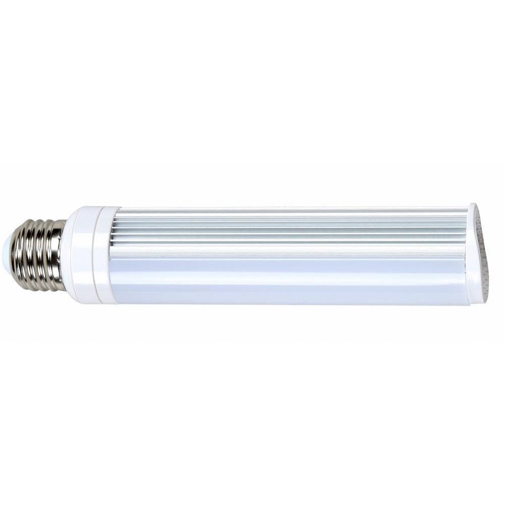 Satco 6.88 Inch 8W LED PL Medium Base Replacement Lamp-3000 Color Temperature-White Finish