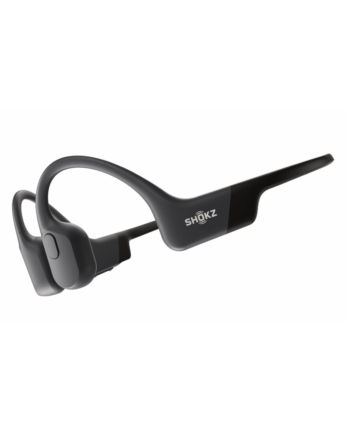 SHOKZ OpenRun Bone Conduction Open-Ear Bluetooth Sport Headphones, Black