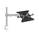 Monoprice Laptop Holder Attachment for Desk Mounts - Ideal for Work, Home, Office Laptops, Black - Workstream Collection