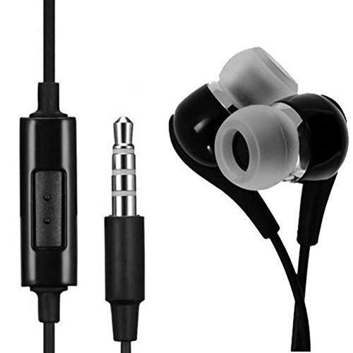 Wired Earphones Headphones Handsfree Mic 3.5mm for Moto G6 Phone, Headset Earbuds Earpieces Microphone Compatible with Motorola Moto G6