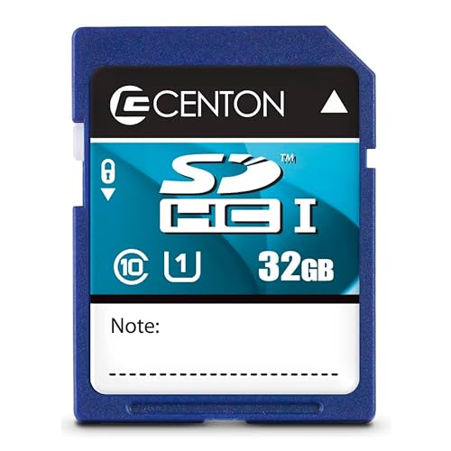 Centon Electronics MP Essential SDHC Card, Ultimate Memory Card for Phones, Tablets, Cameras, and More, UHS1, 32GB, 5 Bulk Pack
