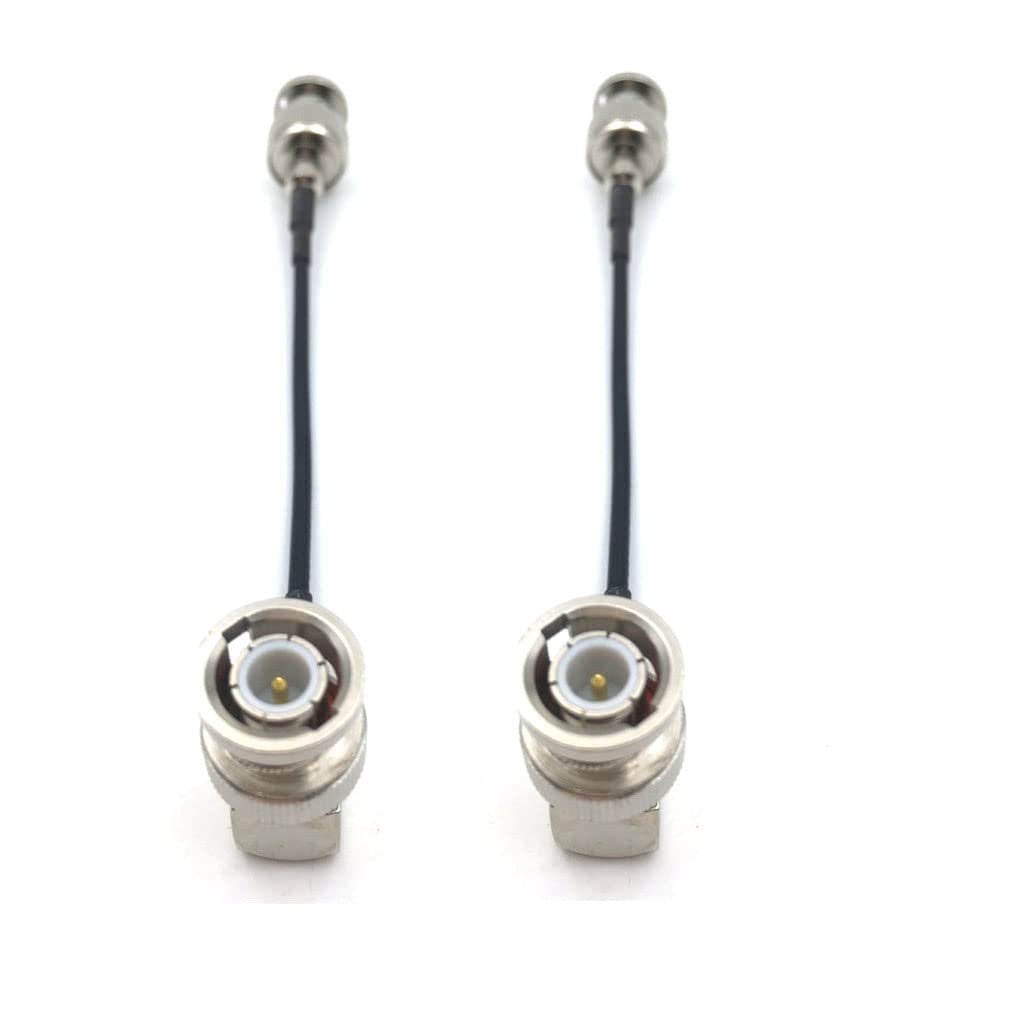MCCAMSTORE 50ohm 3G SDI in/SDI Out Video Cable - BNC to BNC 12.5CM Ultra Slim SDI Cable for SmallHD5 (2pcs)