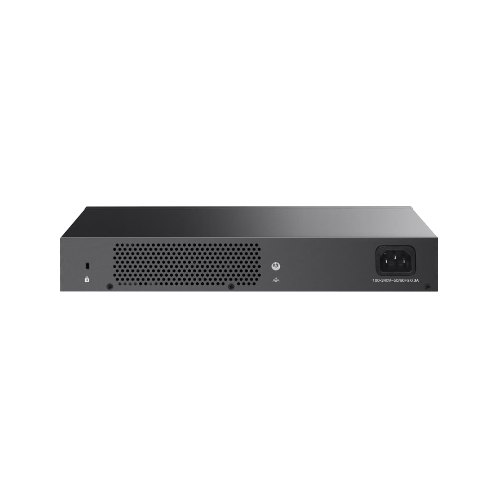 TP-Link 16 Port Gigabit Easy Managed Switch, VLAN, Auto Loop Prevention, IGMP Snooping, Fanless, Managed by Omada, Durable Metal w/ Shielded