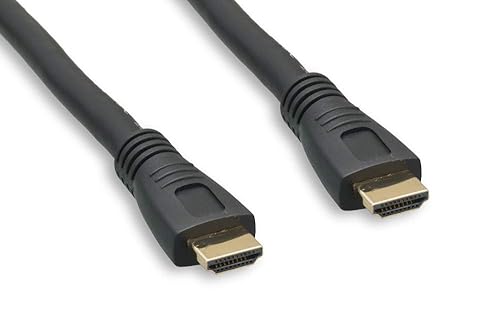 Cablelera HDMI with Ethernet, Male/Male, 50' CL2, 26AWG, Black Color (ZC5597MM-50)