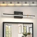 NIORSUN 24 Inch Modern Bathroom Light Fixture, 14W 5CCT Dimmable LED Black Bathroom Vanity Lights Over Mirror, Vanity Lights for Bathrooms Restroom