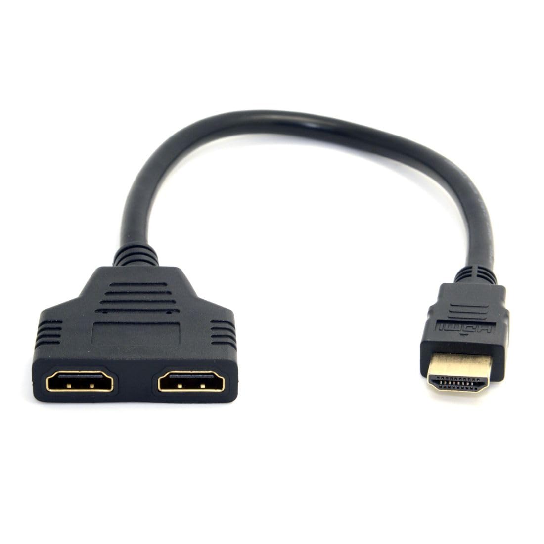 Chenyang HDMI 1 Male to 2 Female Y Splitter Switch Extension Adapter Cable for for PC HDTV Laptop 1080P