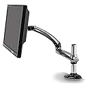 Ergotech Single Freedom Arm, Includes Single Aluminum Articulating Arm, 8.4-17.8 lbs. Weight Capacity, Suitable for Monitors up to 27 inches, VESA