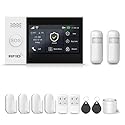 PGST Home Security Systems,Wireless Alarm System with 4G SMS/Tuya App Instant Alerts,Motion Detector,Door Alarm Sensors,Remote