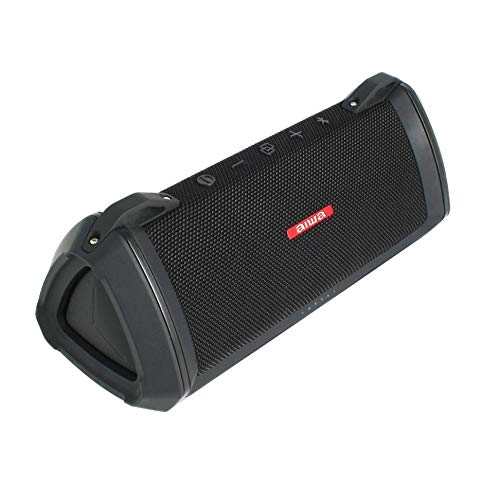 AIWA Exos-3 Waterproof Bluetooth Speaker, 60W Peak Power, 20-Hour Playtime, Stereo Sound, USB-C Charging, IPX7 Waterproof, Wireless Pairing, Perfect