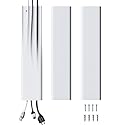 ECHOGEAR TV Cord Hider for Wall Mounted TV - 48" Customizable Cable Management Kit Conceals 6+ Cables - Cord Cover Installs in Minutes with