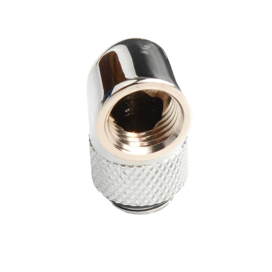 greenDracaena Dracaena.io 6 Pack G1/4" 90° Rotary 360° Swivel Fitting, Male to Female Extender Adapter for PC Water Cooling Loop, Computer Liquid