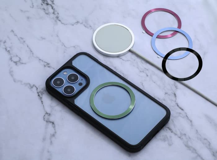 Metal Plate for Phone Magnet Cradle Wireless Charger Magnetic Replacement with Adhesive Car Phone Charging Bracket Disc Round Phone Magnet Sticker