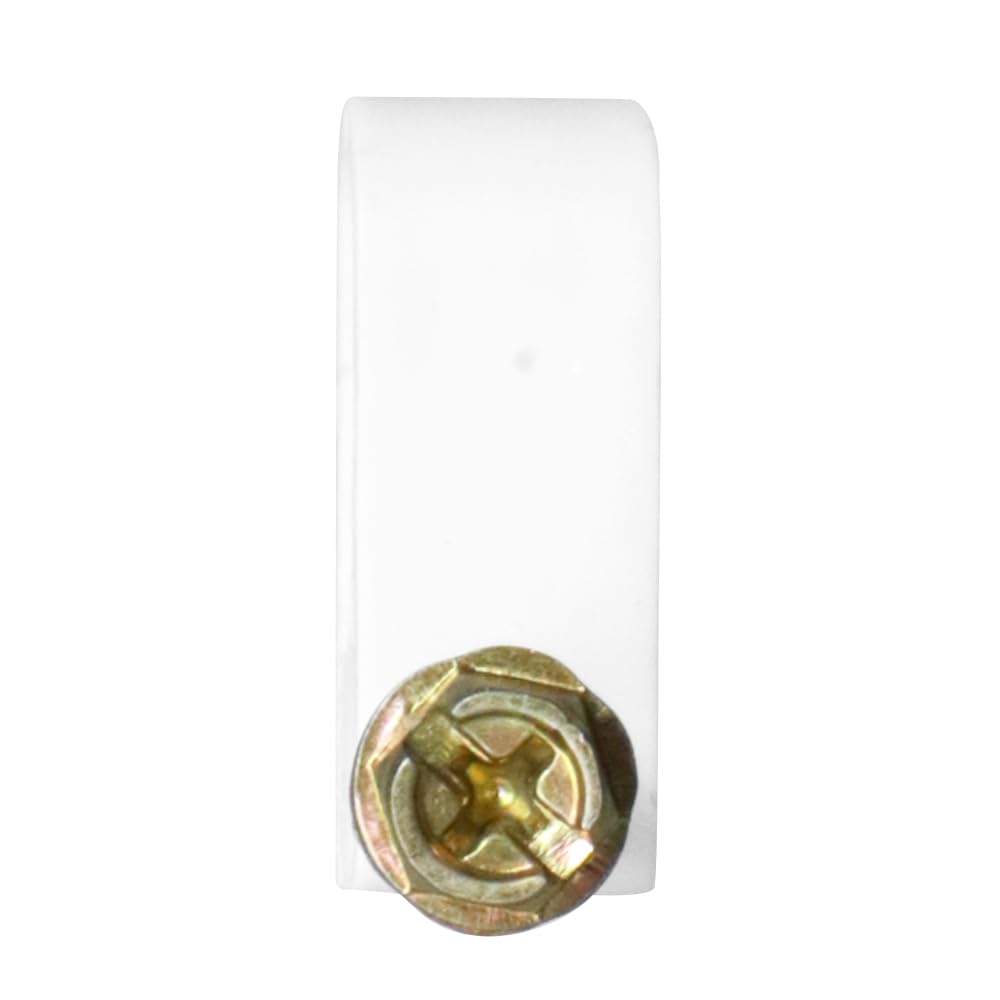 Skywalker Dual Cable Flexible Screw Clips (Pack of 100 / White)
