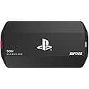 BUFFALO External SSD 1.0TB Officially Licensed Product, Compatible with PS 5 / PS 4 Consoles - USB3.2 Gen2 Type A and C - Portable Anti Shock IP55