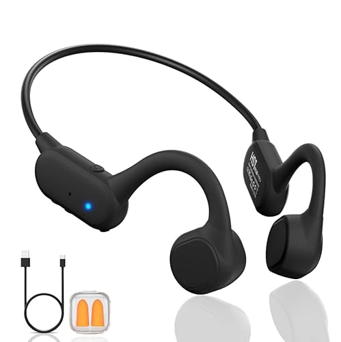 Cevinily 2025 Bone Conduction Headphones,Bluetooth 5.4 Wireless Headphones, Type-C Quickly Charge,12Hrs Playtime,IPX5 Waterproof…