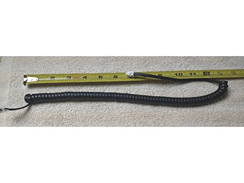 DIY-BizPhones Black 9 Ft Short Handset Cord Compatible with Panasonic Phone KX T7600 T7700 Series T7625 T7630 T7633 T7636 T7667 T7720 T7730 T7731