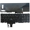 New English Laptop Replacement Keyboard for Dell Latitude E5550 E5570 E5580 US Layout No Backlight