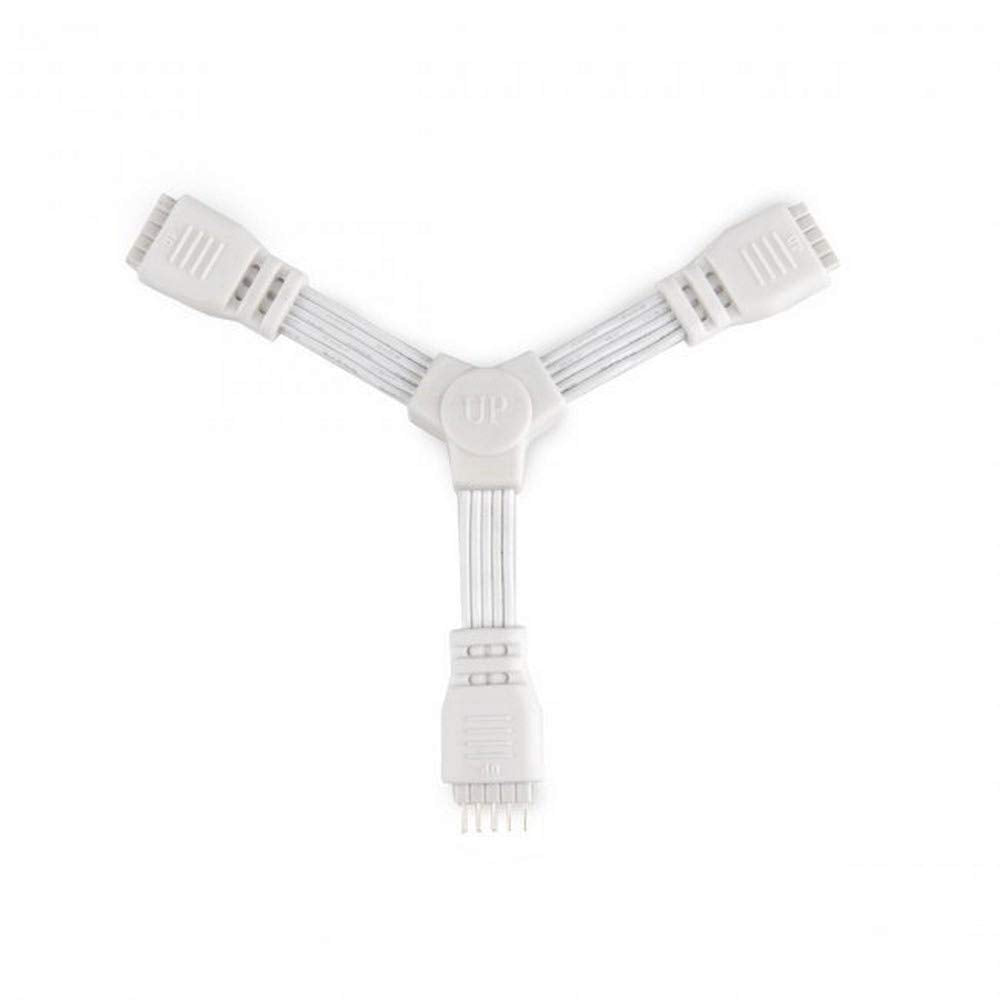WAC Lighting LED-TC-Y-WT Invisiled Y-Connector for Invisiled 24V Tape Light in WhiteWhite