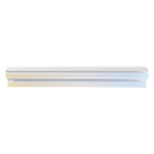 Sunlite 85552 2-Foot LED Linear Strip Light Fixture, 20 Watts, 2300 Lumens, Adjustable 3 CCT 3000K-5000K, Dimmable, 50,000 Hour Life Span, 83 CRI